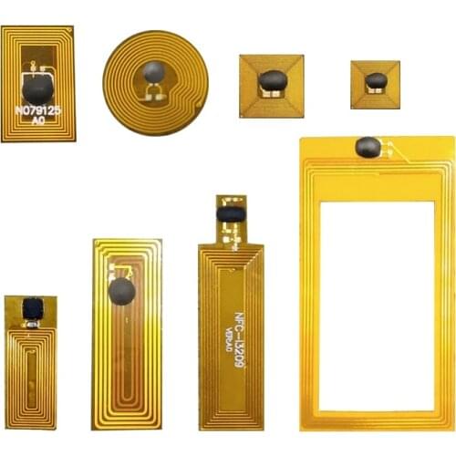 500Pcs 5MM Mini Bluetooth Pairing RFID NFC Tag Sticker Programmable Anti-metal IC Card FPC Tag 213 Access Control