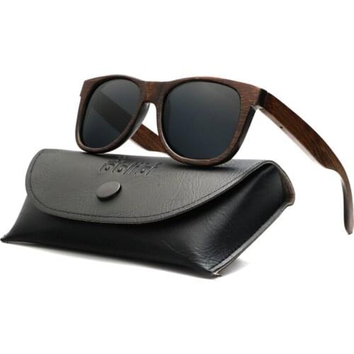 Ablibi New 2018 Fashion Wood Sunglasses Polarized Unique Vintage Bamboo Wooden Men Shades in Box lentes de sol de mujer