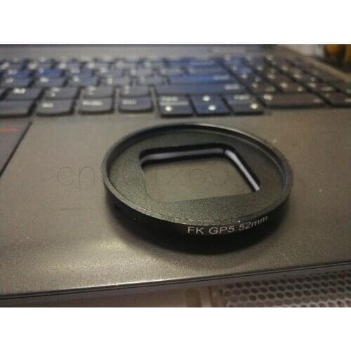 Aluminum 52mm UV Lens Filter Ring Mount Adapter For Gopro Hero 5 Hero 5 Camera For Go Pro Accessory