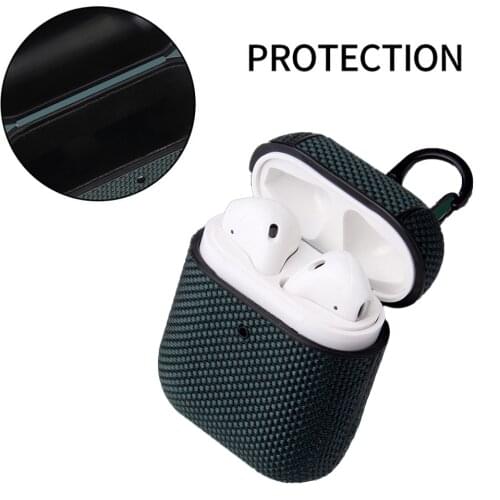 Business cloth Protective Case For Apple Airpods 1 2 Cover Earphone Case Headphones Cases Protective For Apple Airpods 2 1 Cover