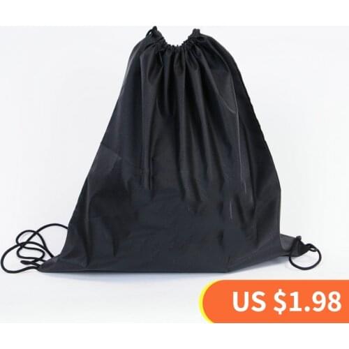 Black Draw pocket For Motorcycle Scooter Moped Helmet Lid Protect Bag Basketball Bag