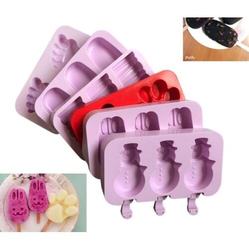 Diy Homemade Popsicle Cartoon Mold Chocolate Mould