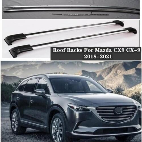 High Quality Aluminum Alloy Car Roof Racks Luggage Rack Crossbar For Mazda CX9 CX-9 2018 2019 2020 2021