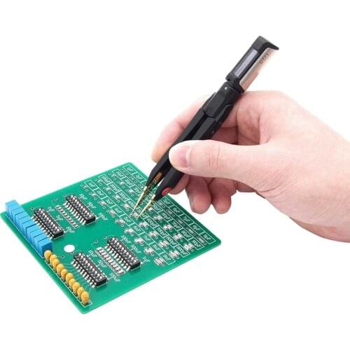 DT71 OLED Display Portable Multifunction Digital Smart Tweezers Signal Generator Debugging Reparing Tool for DIY Testing Voltage
