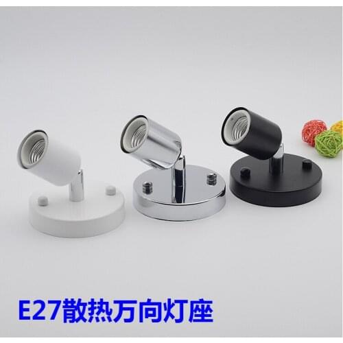 E27 socket ceramic screw lamp holder ceramic Pottery and Porcelain lamp holder for chandeliers wall lamp Lighting accessories