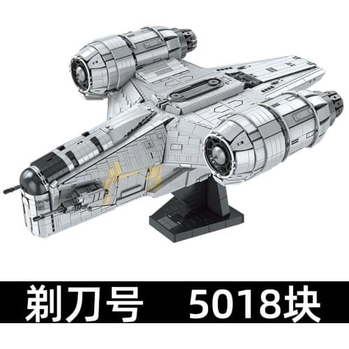Mould king Building Blocks Star Space Ship Wars Set Diy Tech Bricks Razor Ship Toy Aircraft Mini Figures Kids Toy Boy