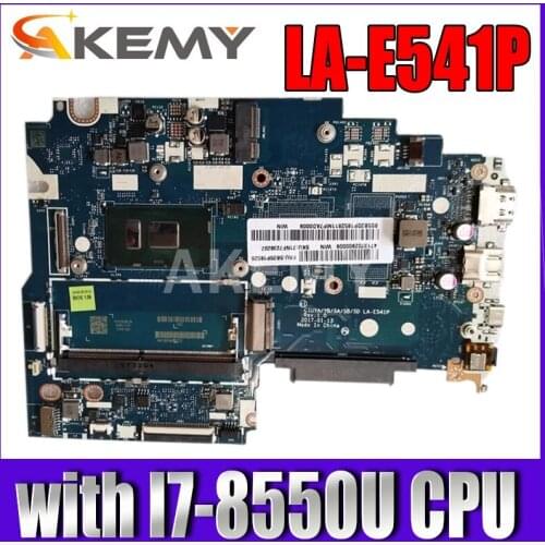 LA-E541P Laptop motherboard for Lenovo 320S-15IKB FLEX5-1570 original mainboard I7-8550U GM