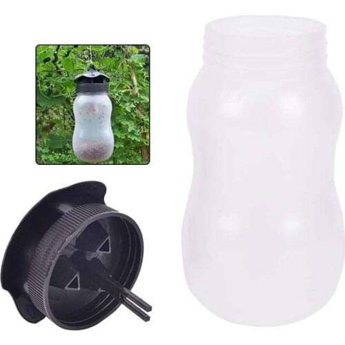 1PC Fruit Fly Trap Killer Insect Trap Fly Catcher White Plastic Outdoor Flies Insect