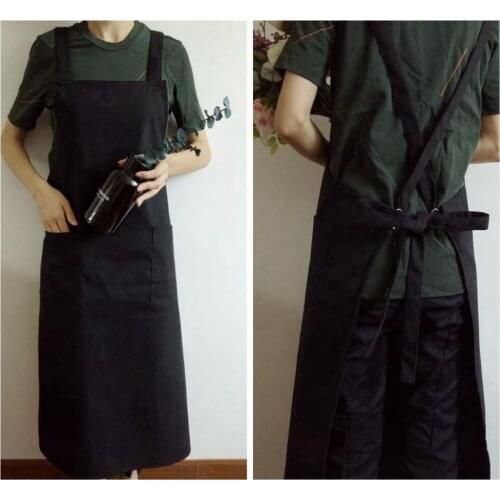 Brief aprons for woman unisex women man cleaning apron schort Commercial Restaurant Home Bib delantal cocina kitchen apron