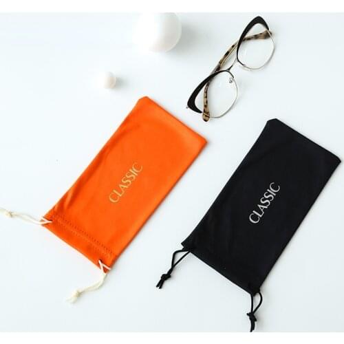 Soft Cloth Sunglasses Bag Microfiber Dust Storage Pouch Glasses Carry Bag Portable Eyewear Case Container