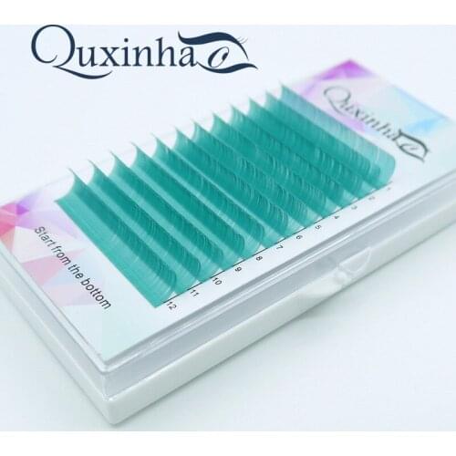 QUXINHAO C/D 0.07/0.1mm 8/15mm false eyelashes multi-color false eyelashes multi-layer false eyelashes handmade eyelashes