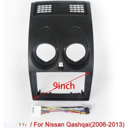 For Nissan Qashqai 2006-2013 Central control audio host modification panel Android navigation frame line