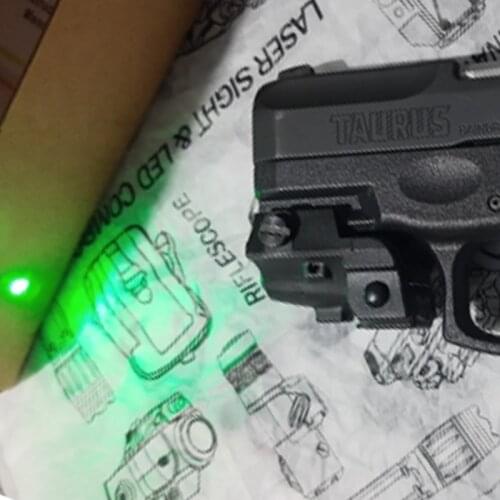 5mw Rechargeable Green Laser Aim Sight for Taurus g2c TS9 Glock 17 19 Self Defense Weapon mira laser para pistola lazer