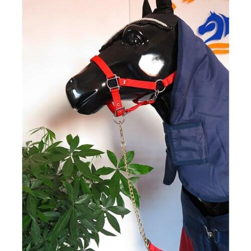 Horse Lead Rope Soft Rein Braided Pony Halters Bridle Webbing Swivel Connector