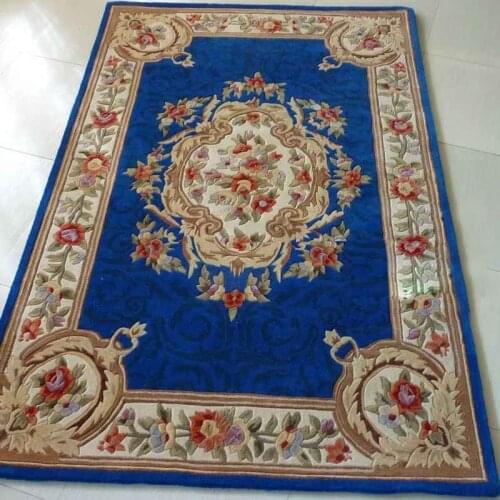 Wool carpet living room carpet coffee table bedroom carpet chinese style american rustic carved