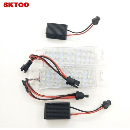 LED License Plate Lights for Vauxhall Opel Astra H J Corsa C D Insignia Tigra B Twintop Vectra C Zafira B OPC