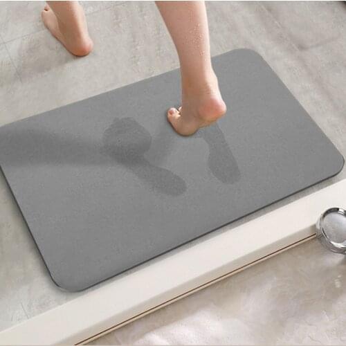 Absorbent Bath Mat Diatomite Mat Set 39*60 Rugs baths Quick Drying Bathroom Rug Entrance Anti-Slip Carpet WC doormat Indoor