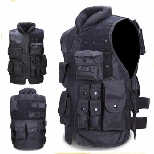 High Quality Tactical Vest Black Mens Military Hunting Vest Field Battle Airsoft Molle Waistcoat Combat Assault Plate Carrier