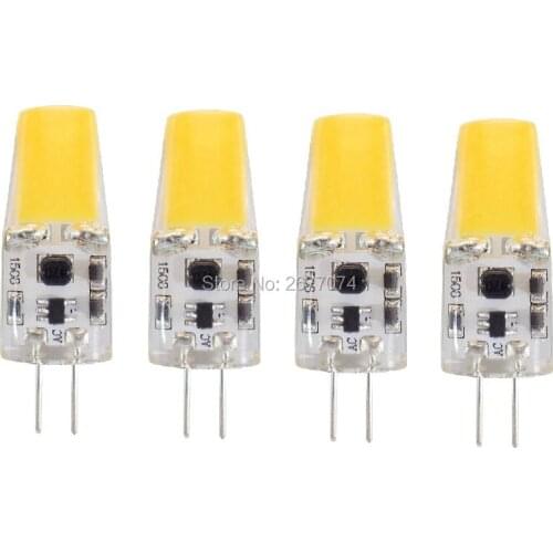 1508 led 3W led Warm White Replace Halogen Chandelier Fast delivery Lampada mini led Corn Lights G4 1508 COB AC/DC12V 4PCS