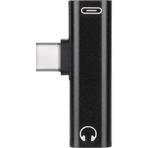 2 In 1 Type C To 3.5mm Jack Earphone Charging Converter USB Type-C Audio Adapter for Huawei P10 Mate 20