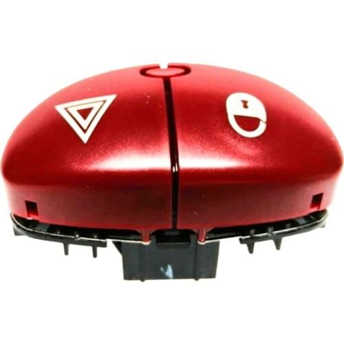 Hazard Light Switch Emergency Light Switch 48377877/6554L0 Fit for Peugeot Fit for Citroen 206/207/C2