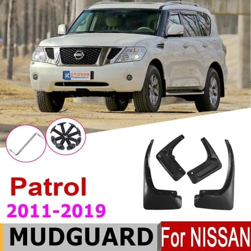 Mudflap For Nissan Patrol Y62 2019~2011 Fender Mud Guard Flap Splash Flaps Mudguards Accessories 2017 2016 2015 2014 2013 2012