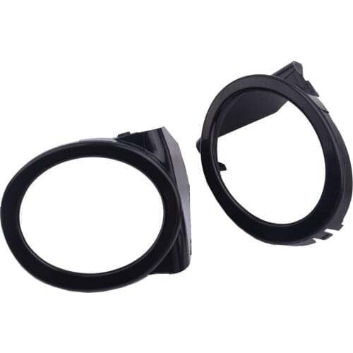 Black Car Pair Fog Light Lamp Cover Trim Ring Fit for BMW E46 M3 2001-2003 2004 2005 2006 Accessories