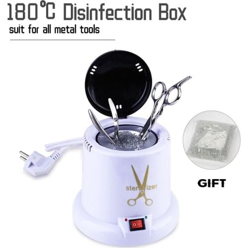 Sterilizer Tray Box Alcohol Disinfection Box Disinfector Manicure Implement ToolAlcohol Disinfection Box Salon Nail Metal Tools