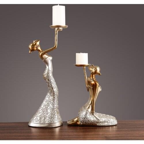 European-Style Creative Candlestick Decoration Nordic Romantic Candlelight Dinner Props Modern Simple Candle Holders Candelabra