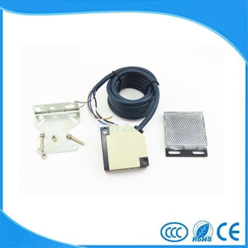 Photoelectric switch 4M E3JK-R4M2 Retroreflective photoelectric sensor DC12-24V 18*50*50
