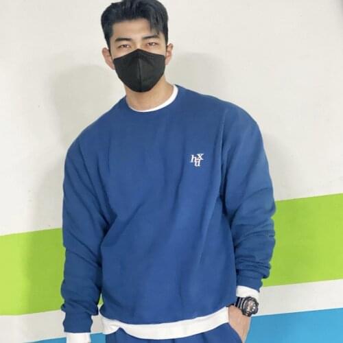 Brand gyms clothing fitness t shirt men fashion long sleeve t-shirt cotton bodybuilding muscle guys tee shirt man2021