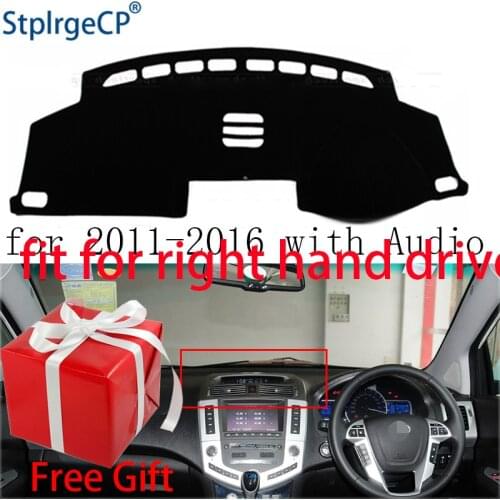 Car Dashboard Cover Mat for BYD S6 2011-2016 Right Hand Drive Dashmat Pad Dash Mat Covers Dashboard Accessories