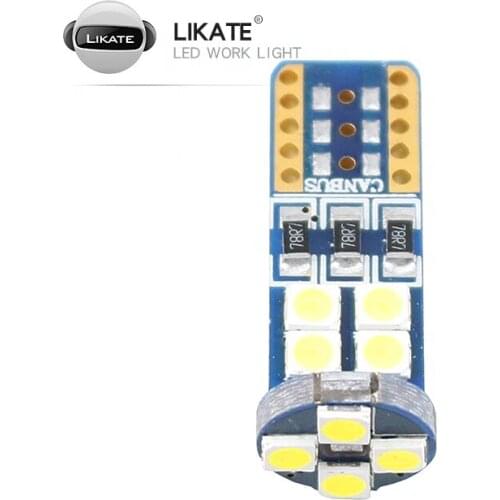 LKT Perfect Led New T10 3030 12SMD Highlight High Performance Decoding Wide Lamp Reading Light License Plate Light Led W5w Canbu