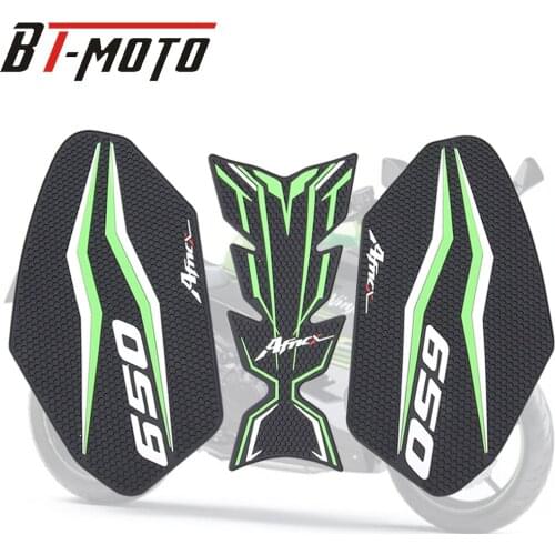 For KAWASAKI Motorcycle Tank Pad Protector Sticker Decal Gas Knee Grip Tank Traction Pad Side NINJA 650 Z650 Z 650 2017-2020
