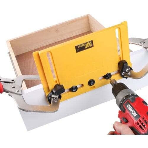 Handle Hole Locator Door Handle Knob and Pull Installation Jig and Shelf Pin Jig Boring Hole 5/6mm Drill Guide Woodworking Tools