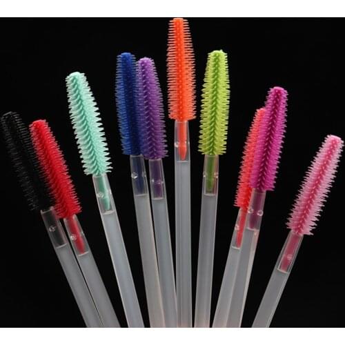 Eyelash Extension Disposable Eyebrow brush Mascara Wand Applicator Spoolers Eye Lashes Cosmetic Brushes Set makeup tools