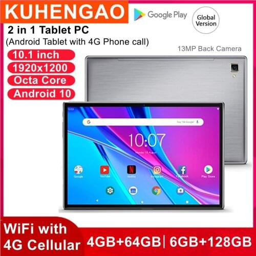 Android 10.0 Tablet PC 1920x1200 Network-10.1 inch Call Dual-Phone Octa-Core