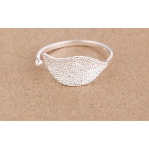 Oly2u Women Bohemian Tree Branch Leaves Open Ring for Women Girl Wedding Rings Adjustable Knuckle Finger Jewelry