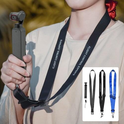 Neck Lanyard Safety Strap for DJI Pocket 2 Handheld Gimbal Stabilizer Hand Strap Neck Belt Lanyard Anti-dropping Sling Accessory