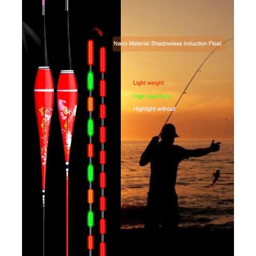 RQNQ 2021 1PCS New Best-selling Fish Bite Automatically Remind Color Change Smart Led Fishing Electronic Luminous Float