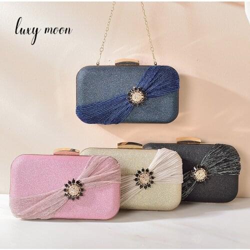 Bling Luxury Designer Handbag Small Fashion Clutch Bag Women Party Purse Elegant Shoulder Chain Luxury Brand Bag Crossbody Z129