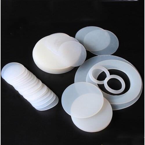 10pcs 2mm Thickness Silicone solid disc Silicone round pad Silicone flat washer Waterproof Seal