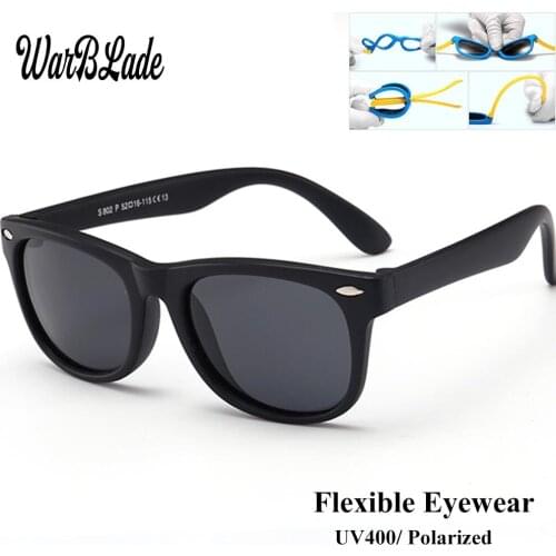 TR90 Flexible Kids Sunglasses Polarized Child Baby Safety Coating Sun Glasses UV400 Eyewear Shades Infant oculos de sol 2019
