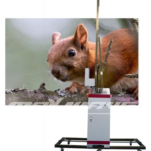 Custom-made 3d art cmyk uv inkjet printing for mural wallpen painting machine vertical wall printer