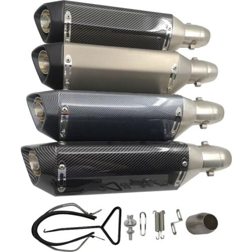 Universal AK Motorcycle Exhaust Pipe Muffler Silencer Escape With DB killer For 35-51mm CB400 GY6 nmax msx125 crf 230 gsr 600