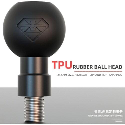 Universal Motorcycle Extension Ball Head Rearview Mirror Seat Mobile Phone Bracket Fixed Base for Honda Kawasaki Suzuki Yamaha