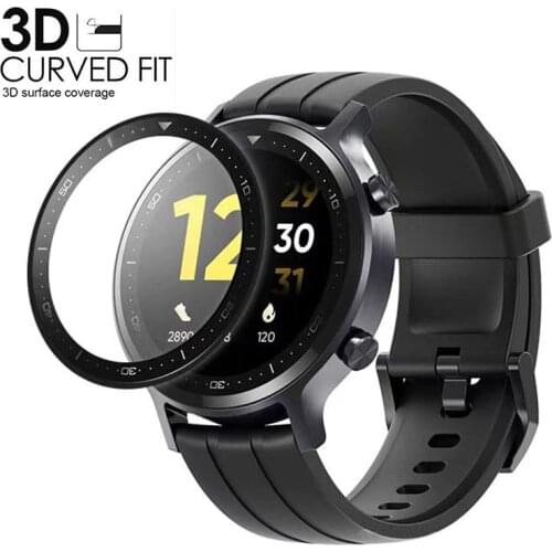 3D Curved Edge Protective Film for Realme Watch S Full Coverage Soft HD Screen Protector Film