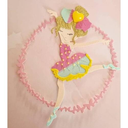 Animal Dancing Metal Cutting Dies Stencil DIY Scrapbooking Stamp Gift Embossing Crafts Decor Wrap