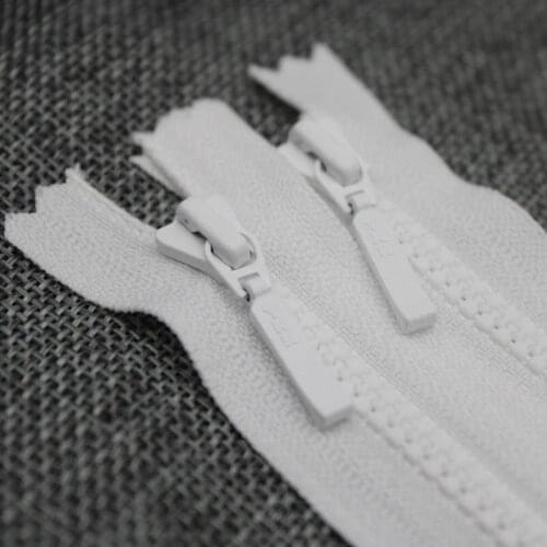 100pcs/lot Plastic Vintage YKK Zipper Resin Close End Red Black White Zip Fasteners 15 20cm 25cm Handmade Diy Sewing Accessories