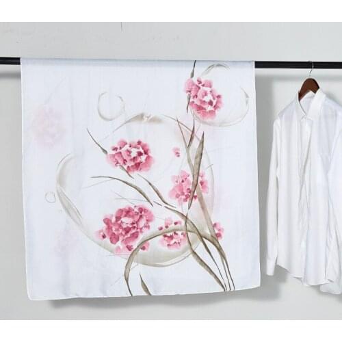 180*90cm TOP Silk Flower Floral Scarves Women Foulard Square Hijab Scarf Ladies Shawl wrap muffler pareo female hijab